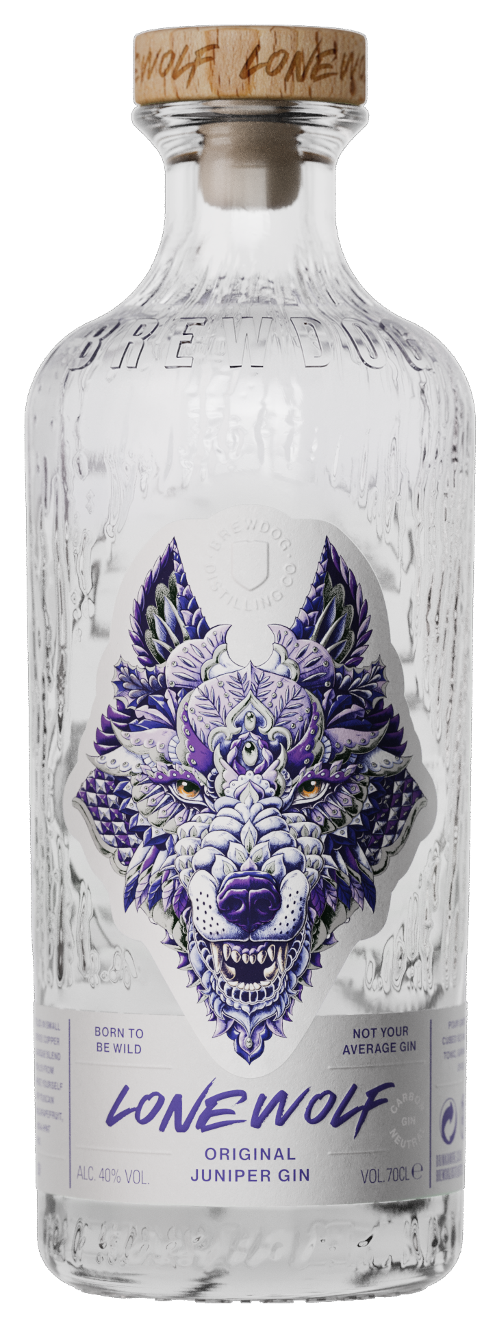 LoneWolf Original Juniper Gin 70cl Distillers Direct