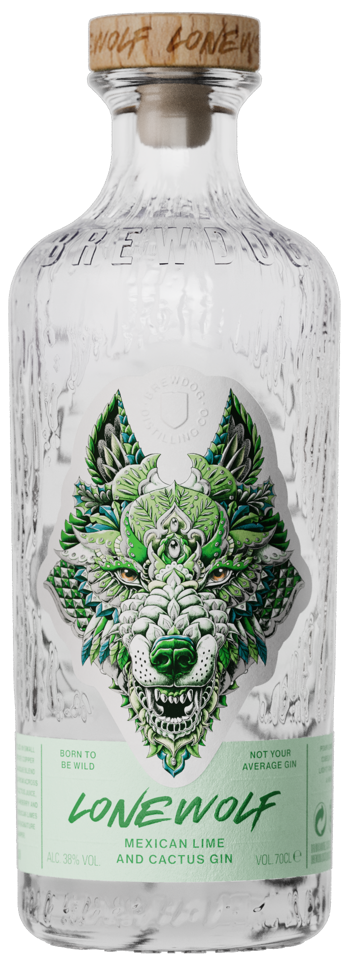 LoneWolf Mexican Lime & Cactus Gin 70cl