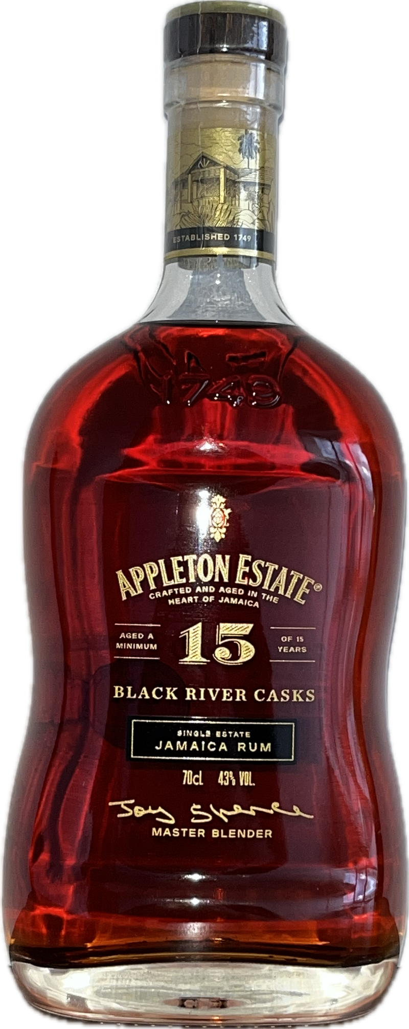 Appleton Estate Black River Cask 15 Year Old Rum 70cl