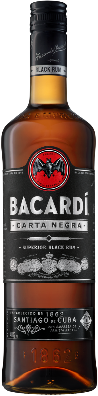 Bacardi・Rum・Black（古酒） Bacardi Negra Rum 70cl – Distillers Direct