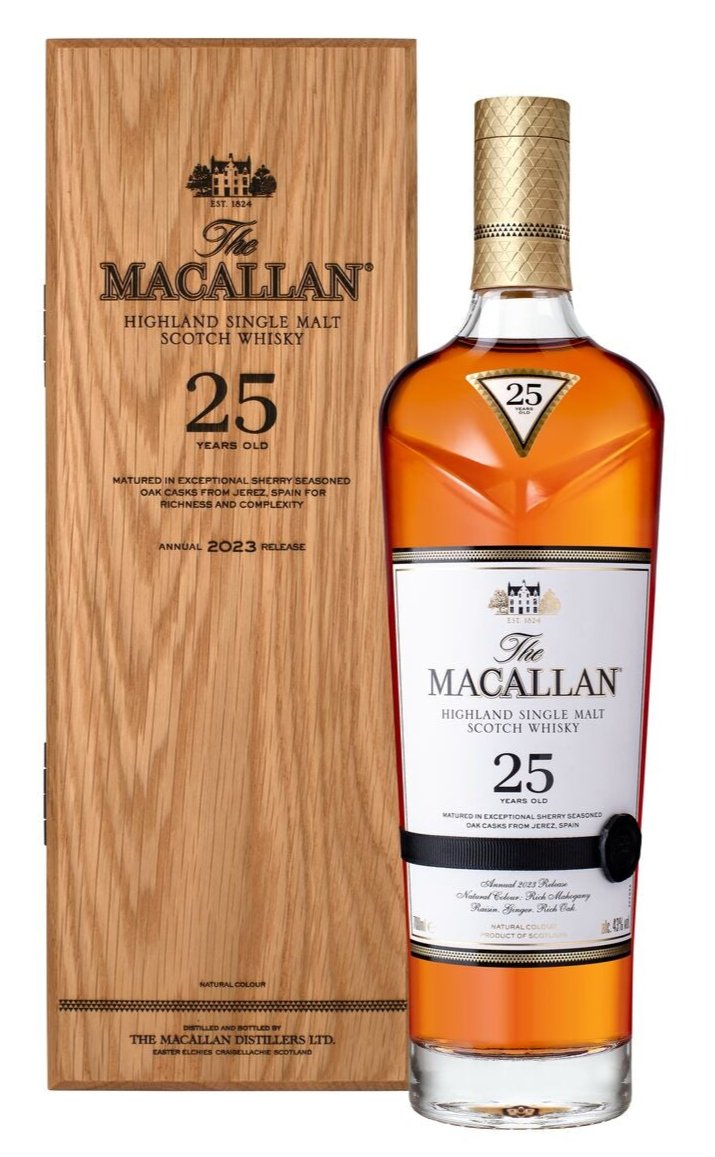 MACALLAN シェリーオーク25年2023リリース200周年 The Macallan 25 Year Old Sherry Cask 2023 Release Whisky