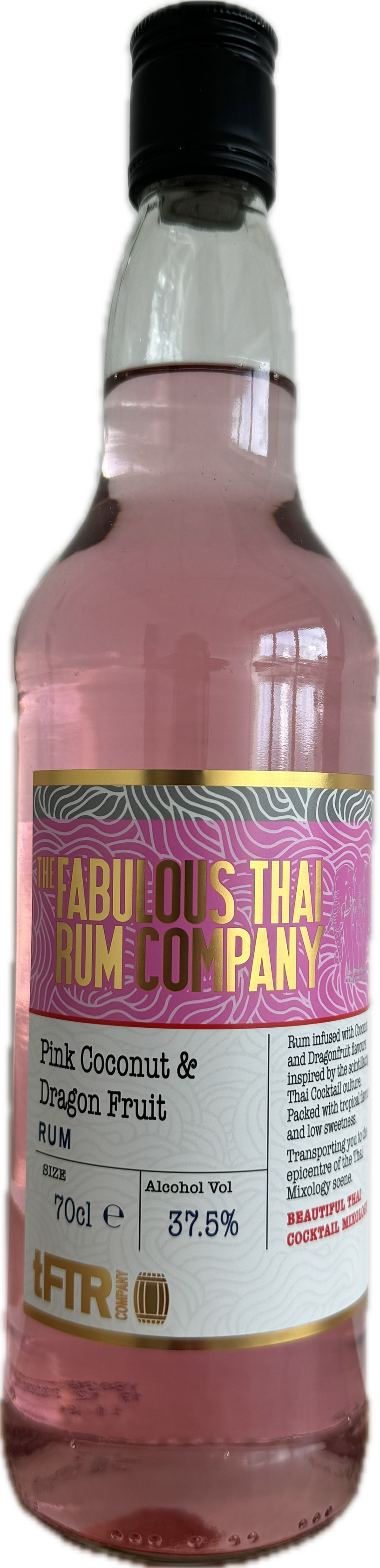 Fab Thai Pink Coconut & Dragon fruit Rum 70cl – Distillers Direct