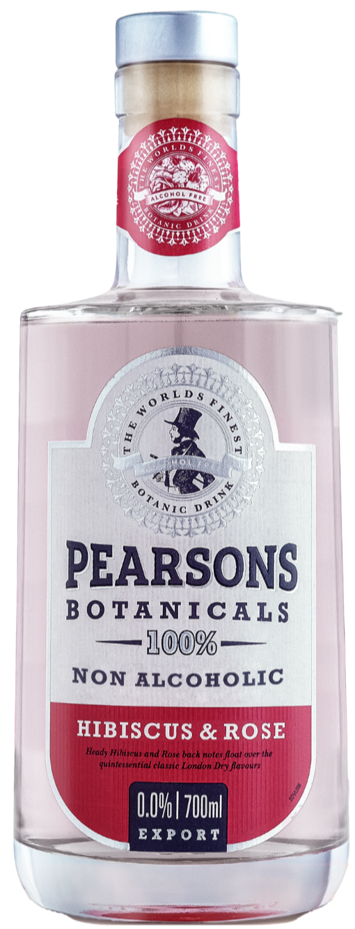 Pearsons Botanicals Hibiscus & Rose Non-alcoholic Spirit 70cl