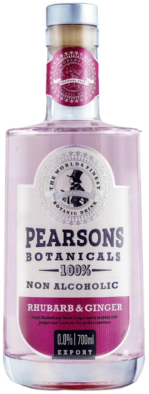 Pearsons Botanicals Rhubarb & Ginger Non-alcoholic Spirit 70cl