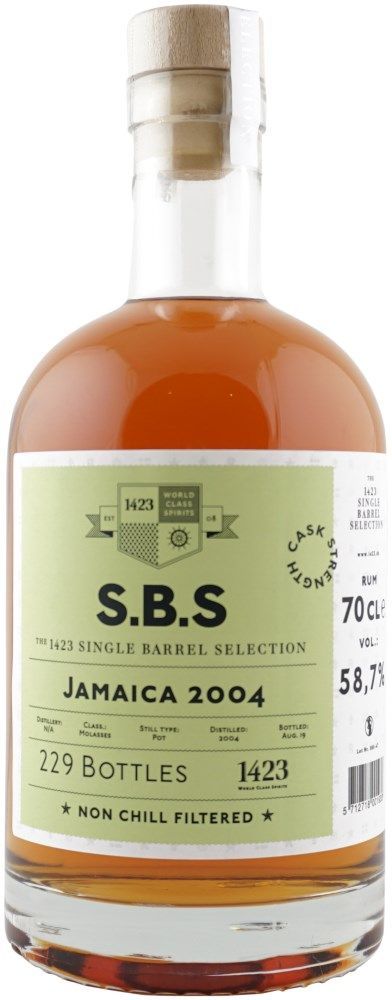 1423 Jamaica 2004 Single Barrel Selection Rum 70cl