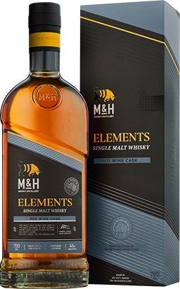 M&H Element Series Red Wine Cask Whisky 70cl