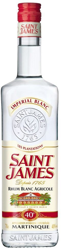 Saint James Imperial Blanc Rum 70cl + Free Saint James Sugar Cane Syrup