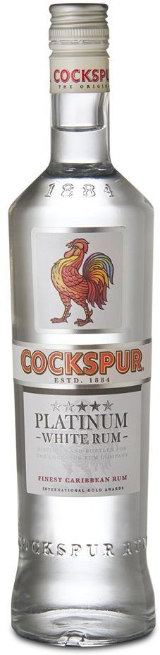 Cockspur Platinum White Rum 70cl