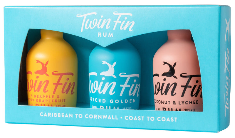 Twin Fin Rum Mini Gift Set 3 x 5cl