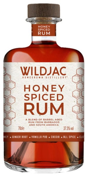 WILDJAC Honey Spiced Rum 70cl