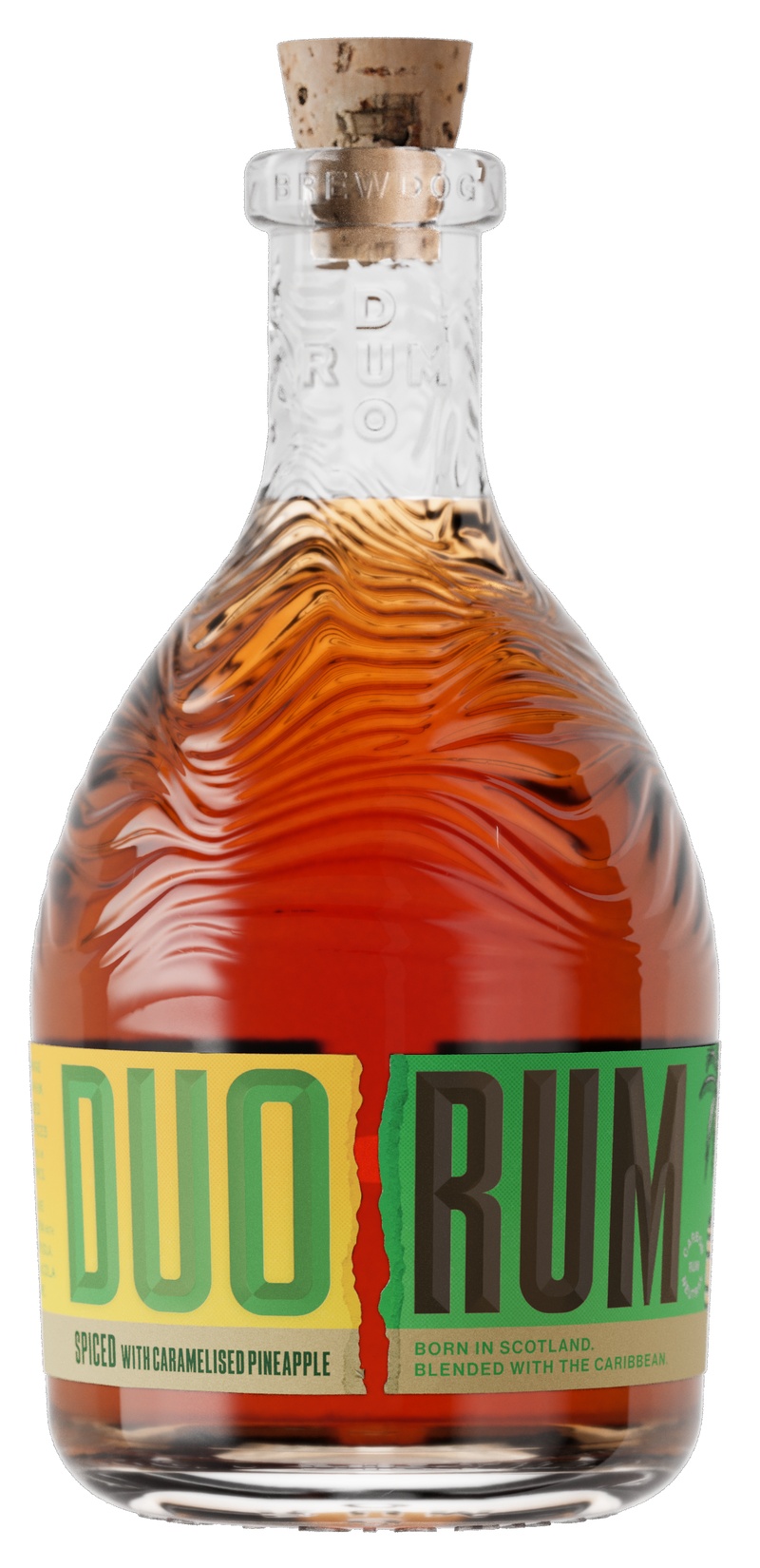 Duo Chargrilled Pineapple Spiced Rum 70cl