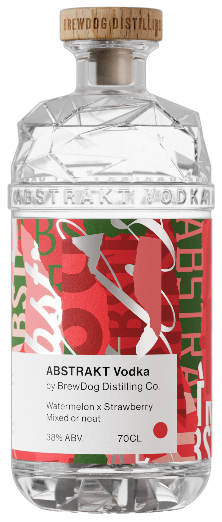 Abstrakt Watermelon & Strawberry Vodka 70cl