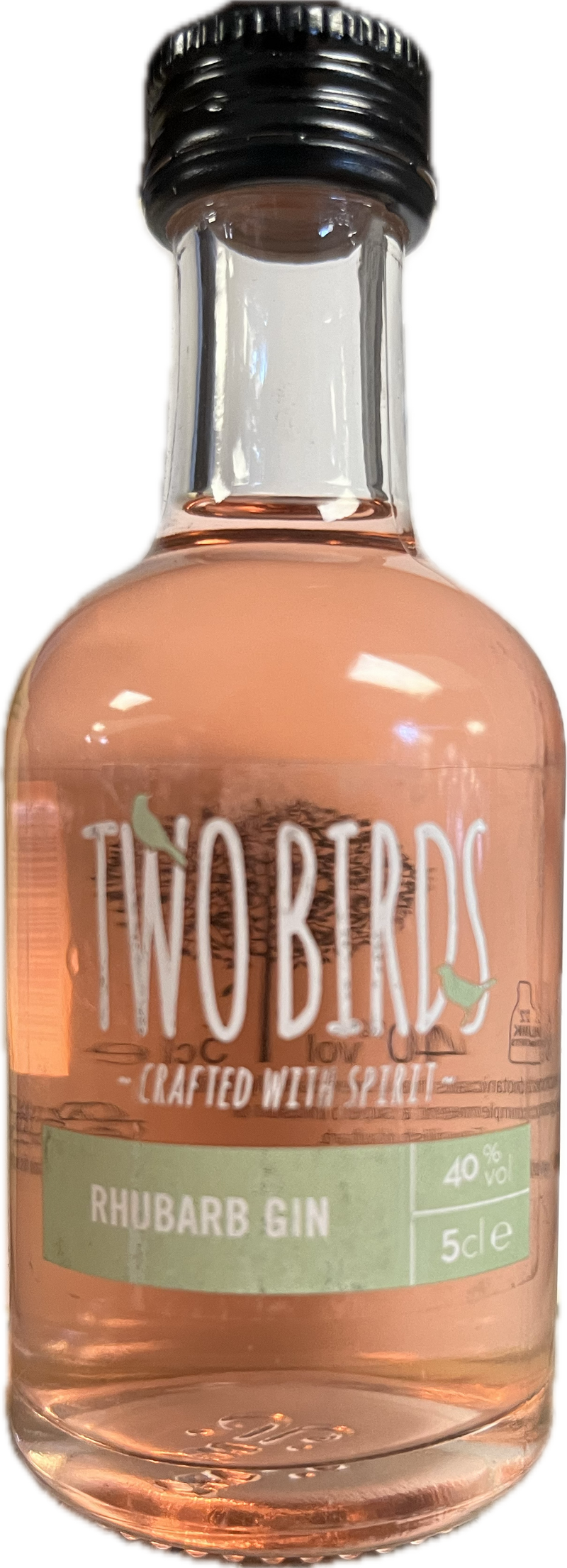 Two Birds Rhubarb Gin 5cl