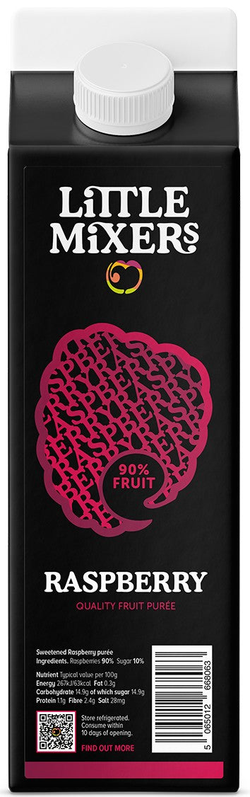 Little Mixers Raspberry Puree 1kg