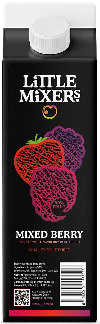 Little Mixers Mixed Berry Puree 1kg