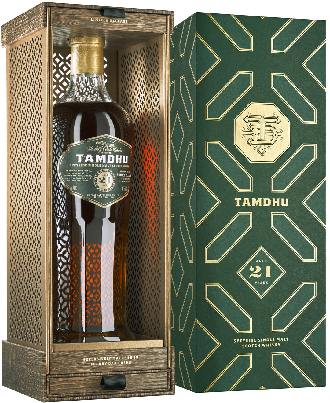 Tamdhu 21 Year Old Cask Strength Single Malt Whisky - Limited Edition 70cl