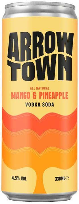 Arrowtown Mango & Pineapple Vodka Soda 12x330ml
