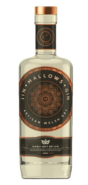 Mallows Welsh Dry Gin 70cl