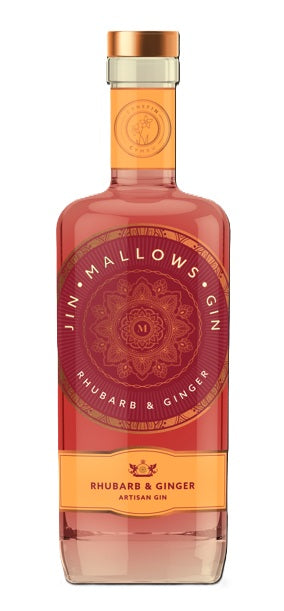 Mallows Rhubarb and Ginger Gin 70cl