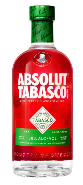 Absolut Tabasco Vodka 70cl