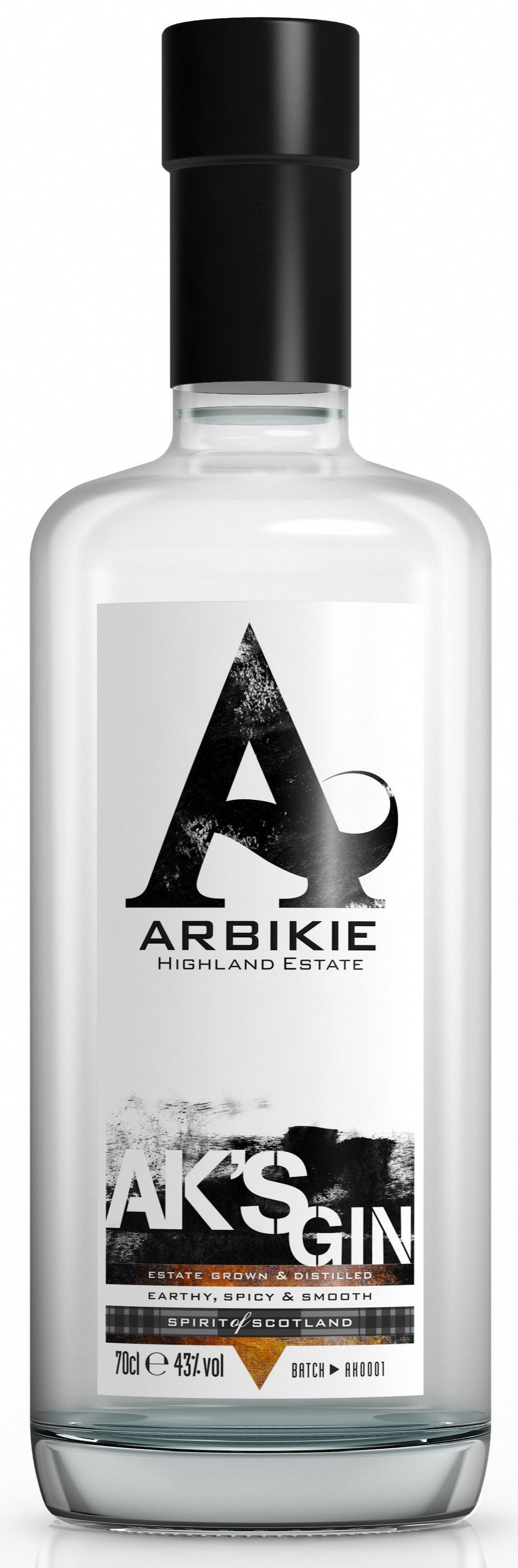 Arbikie AK's Ginのボトル画像