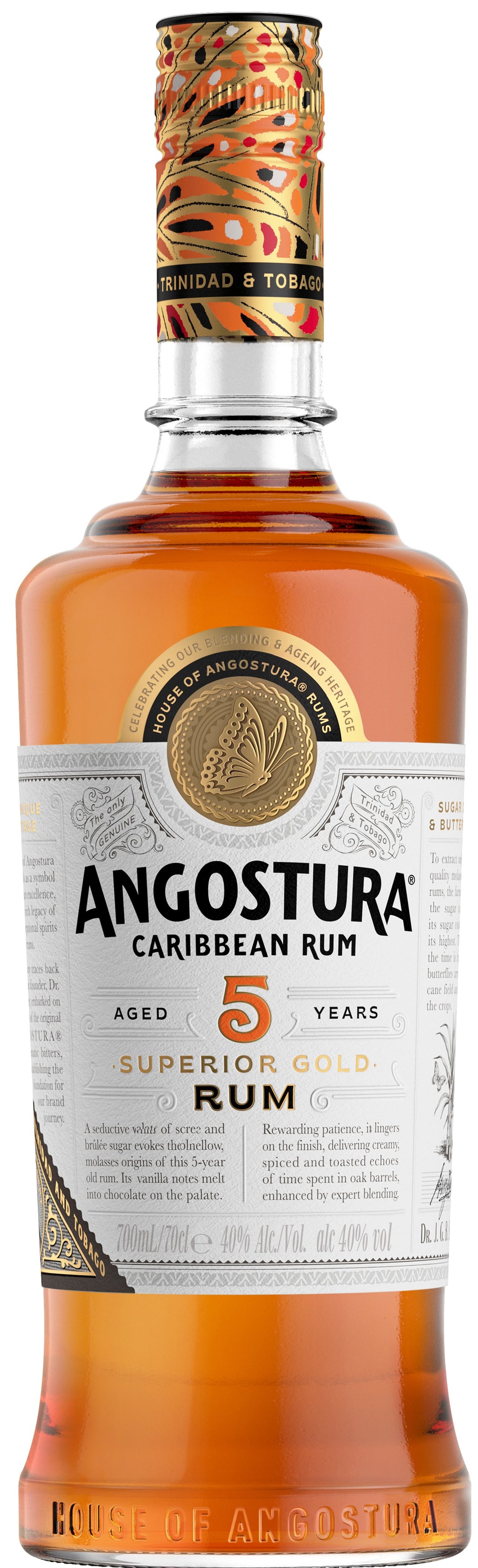 Angostura 5 Year Old Superior Gold Rum 70cl