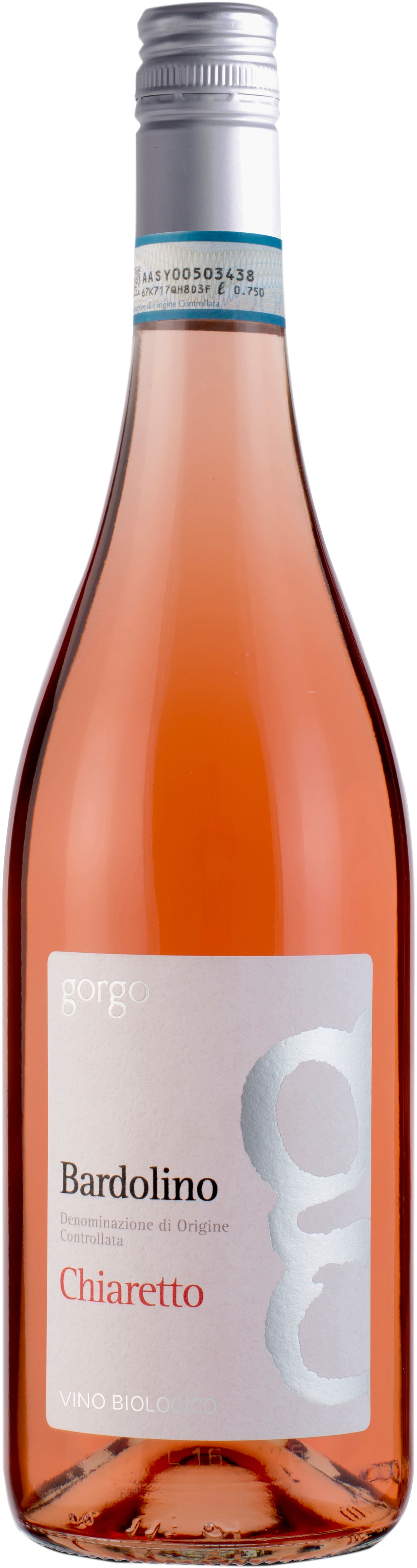 Gorgo Chiaretto Rosato Bardolino Organic 75cl