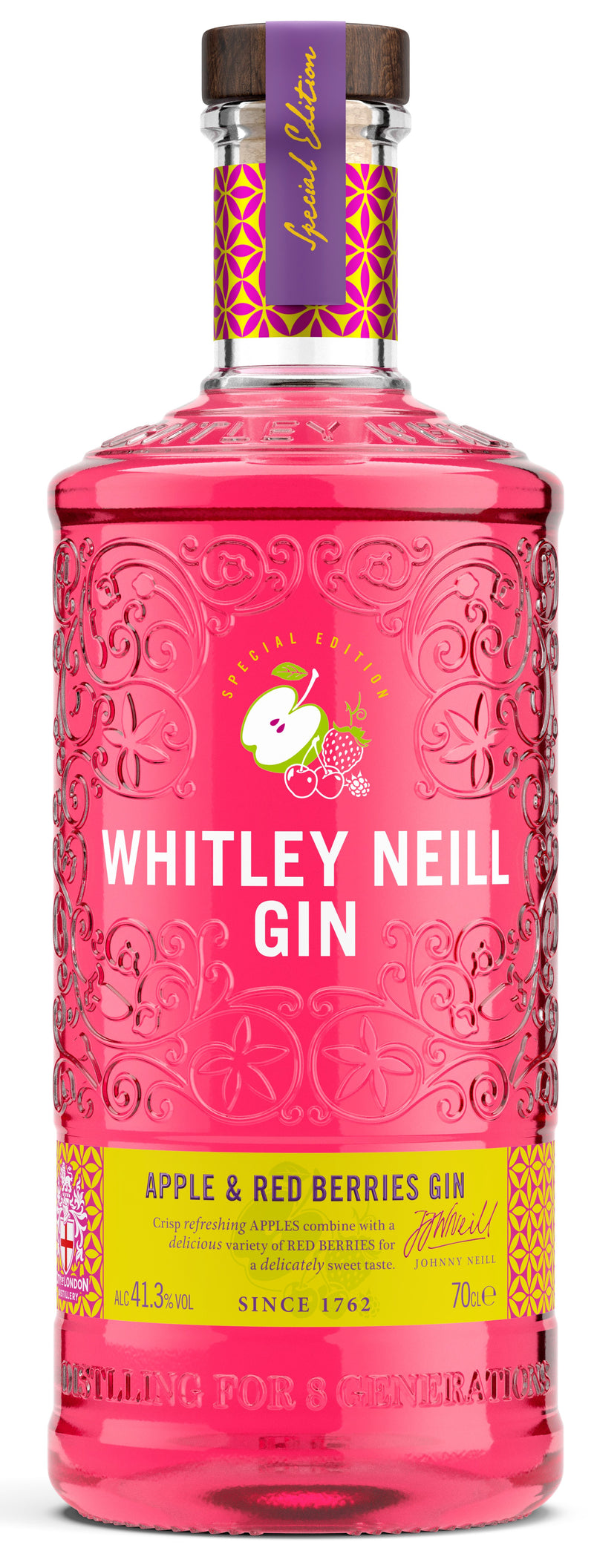 Whitley Neill Apple & Red Berries 70cl