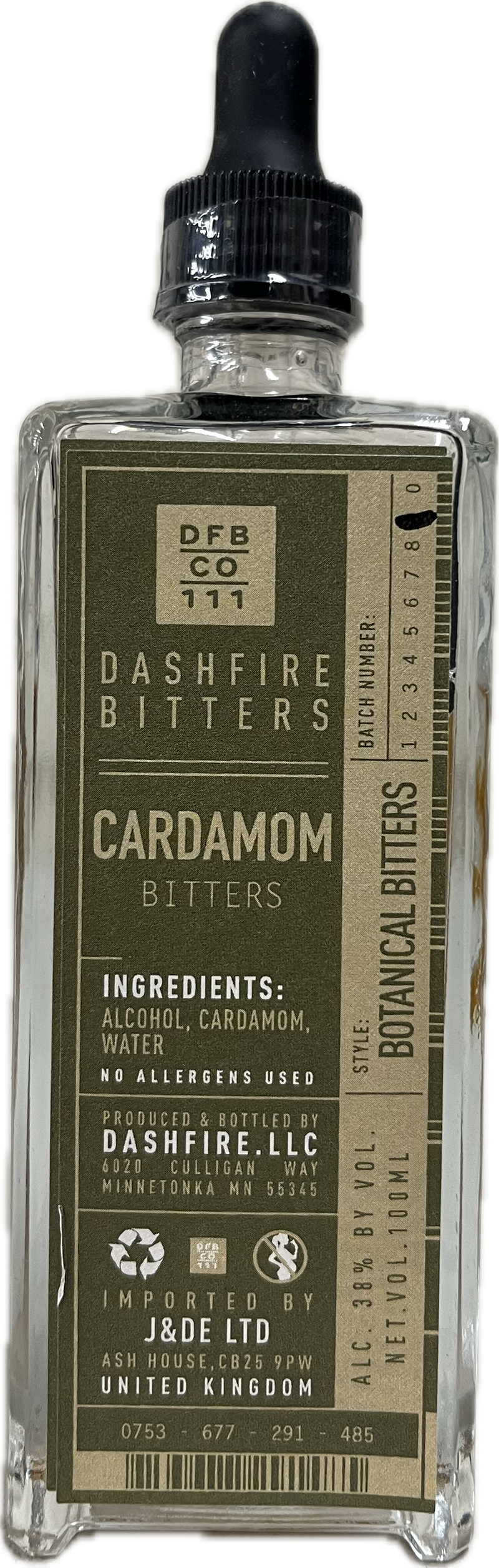 Dashfire Cardamom Bitters 100ml