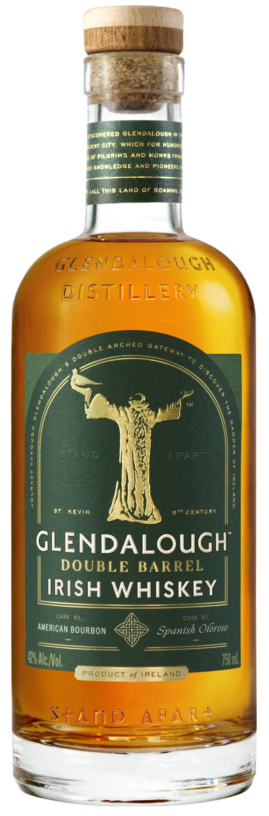 Glendalough Double Barrel Whiskey 70cl