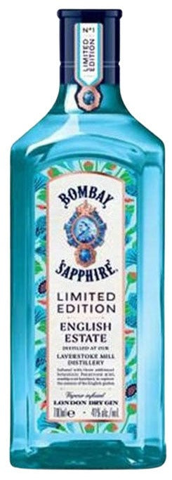 Bombay Sapphire English Estate 70cl + Free Bombay Branded Glass