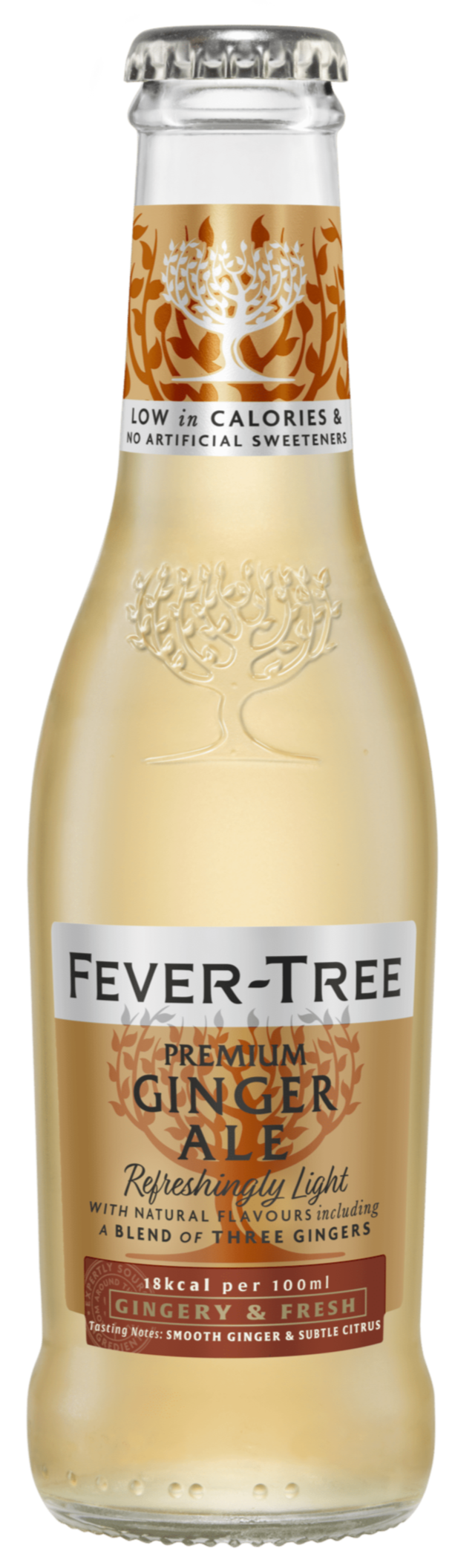 Fever-Tree Refreshingly Light Ginger Ale 4 × 200ml