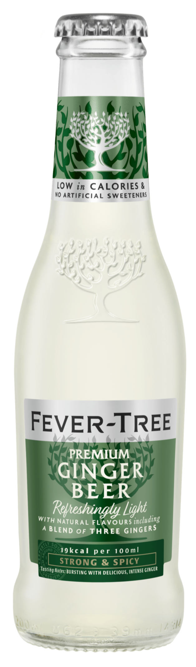 Fever-Tree Refreshingly Light Ginger Beer 4 × 200ml