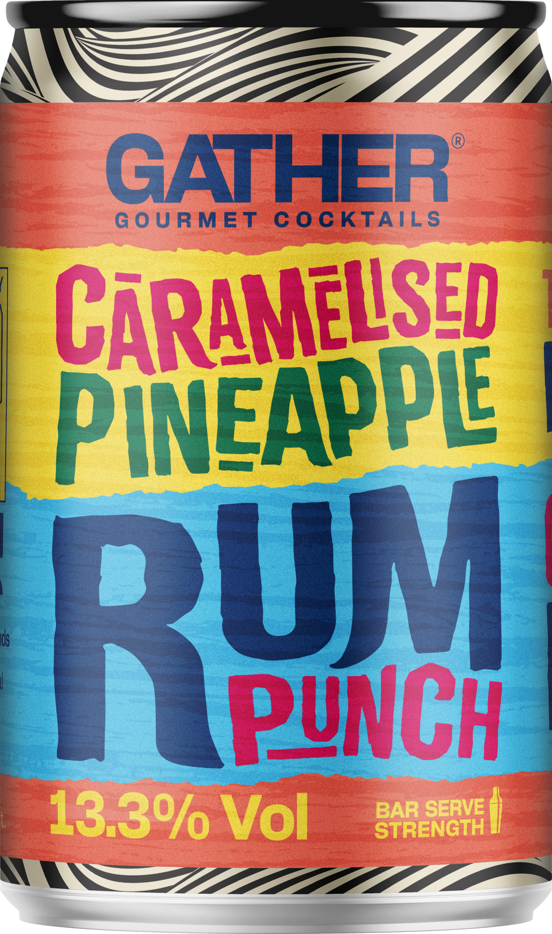 Gather Caramelised Pineapple Rum Punch 12x150ml