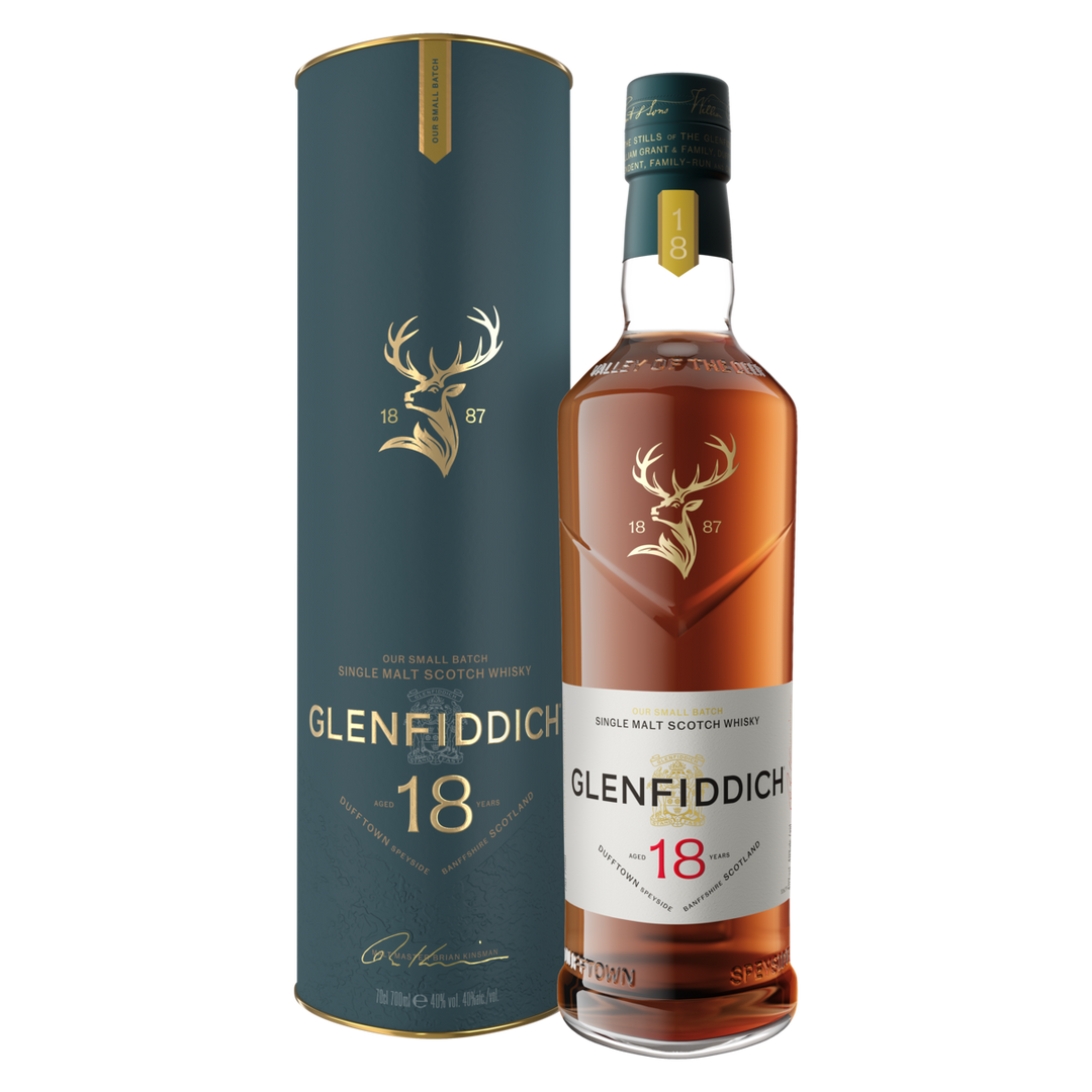Glenfiddich 18 Year Old Small Batch Reserve Single Malt Whisky 70cl + Free Glenfiddich Laptop Bag