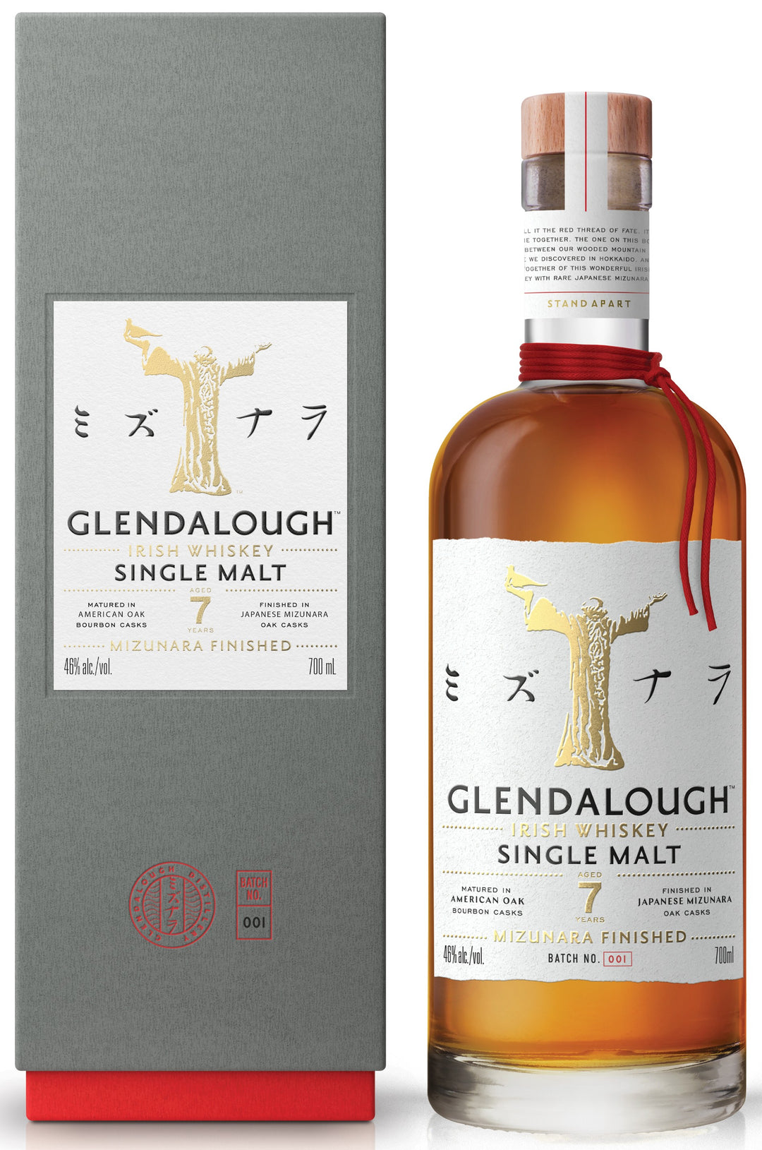 Glendalough 7 Year Old Mizunara Cask Finish Whisky 70cl