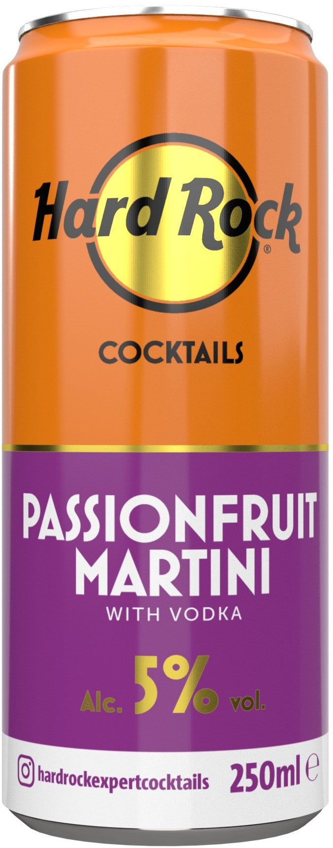 Hard Rock Passion Fruit Martini Cocktail 12x250ml