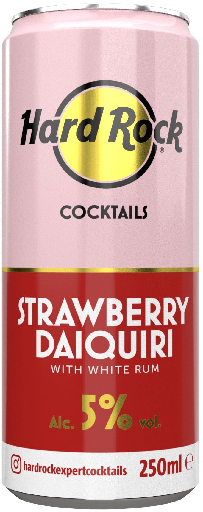 Hard Rock Strawberry Daiquiri Cocktail 12x250ml