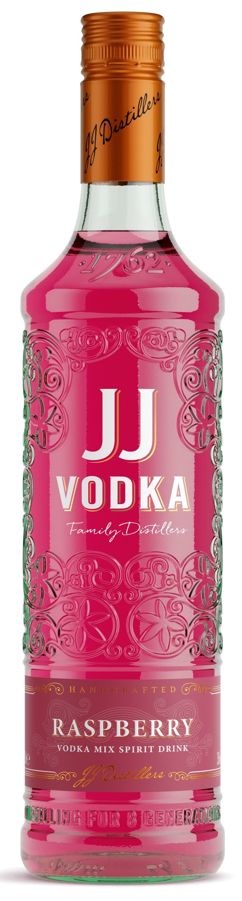 J.J. Whitley Raspberry Vodka 70cl