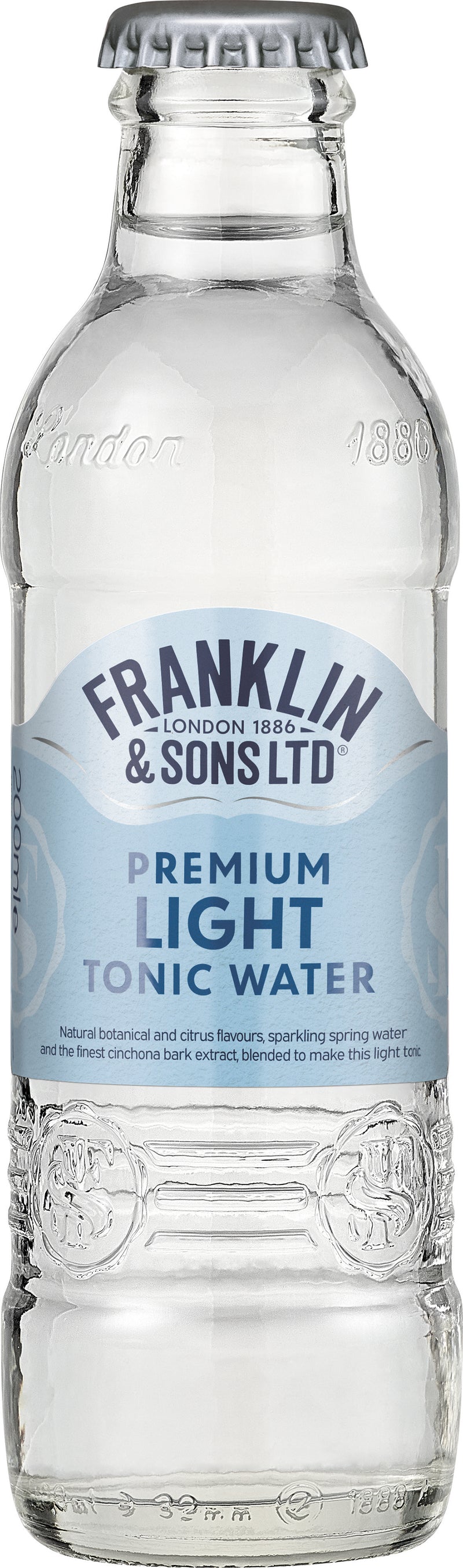 Franklin & Sons Naturally Light Tonic Water 4x200ml