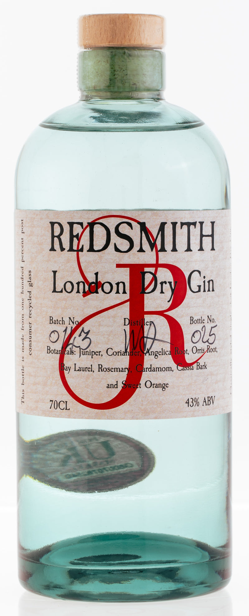 Redsmith London Dry Gin 70cl