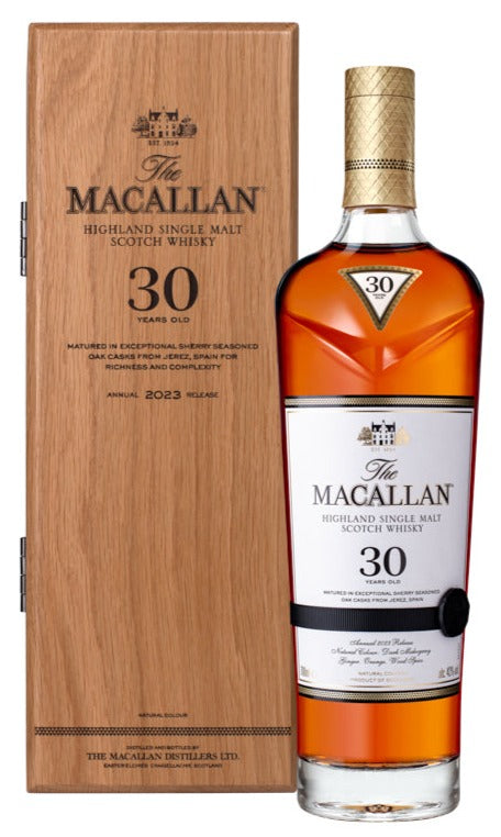The Macallan 30 Year Old Sherry Cask 2022 Whisky 70cl