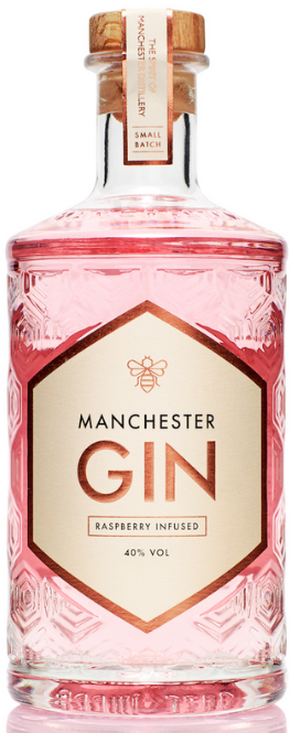Manchester Raspberry Gin Manchester Gin Raspberry Infused 50cl – Distillers Direct