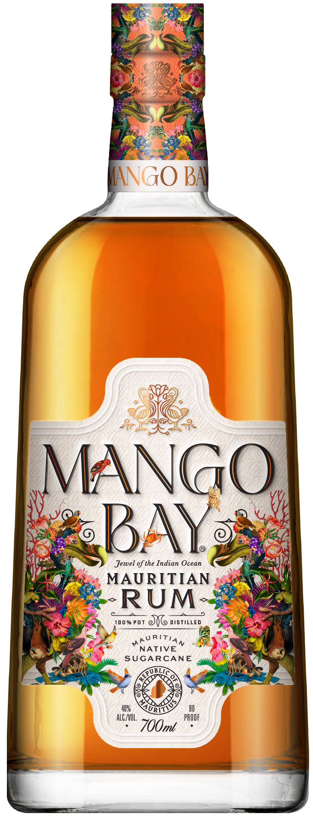 Mango Bay Rum 70cl + Free Bottle Gift Bag