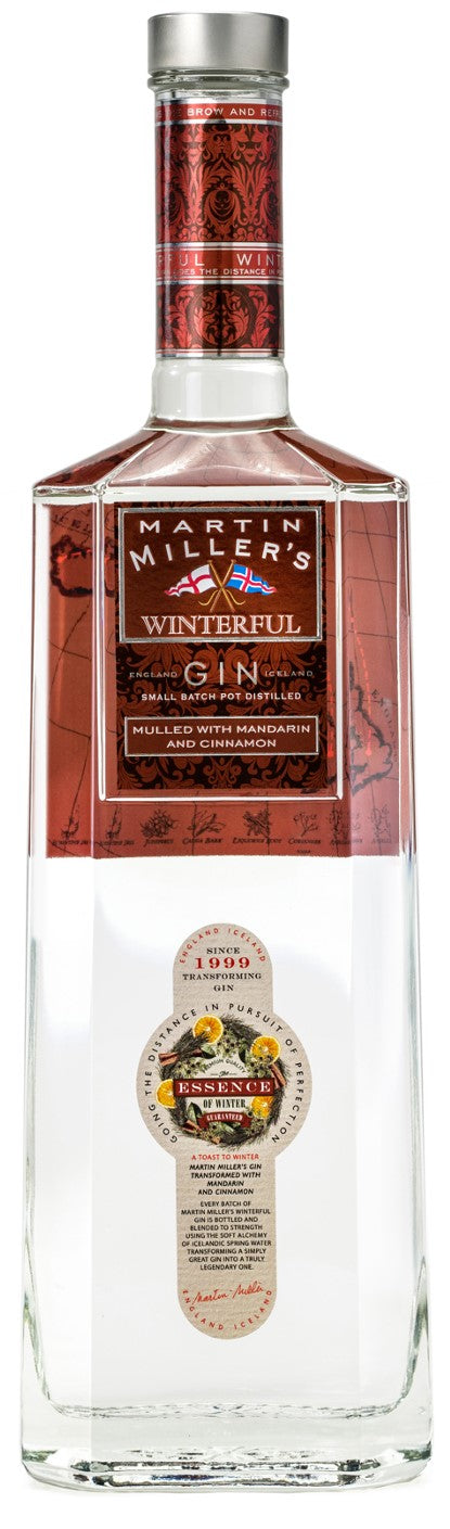 Martin Millers Winterful Gin 70cl + Free Martin Millers Glass