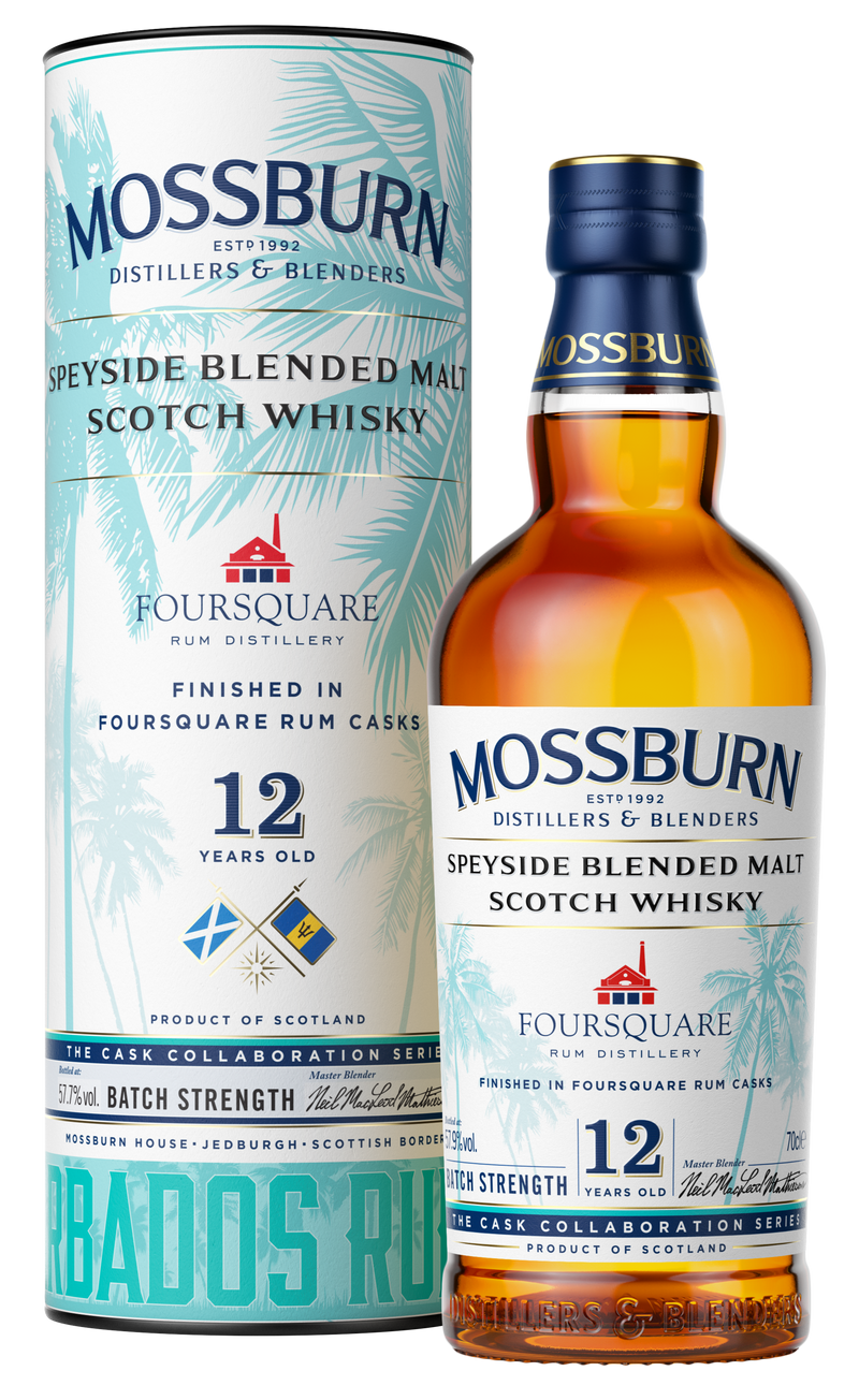 Mossburn Foursquare Collaboration 12 Year Old Speyside Blended Malt Whisky 70cl