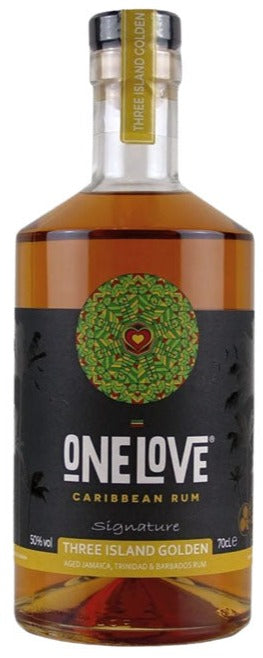 One Love Three Island Golden Rum 70cl