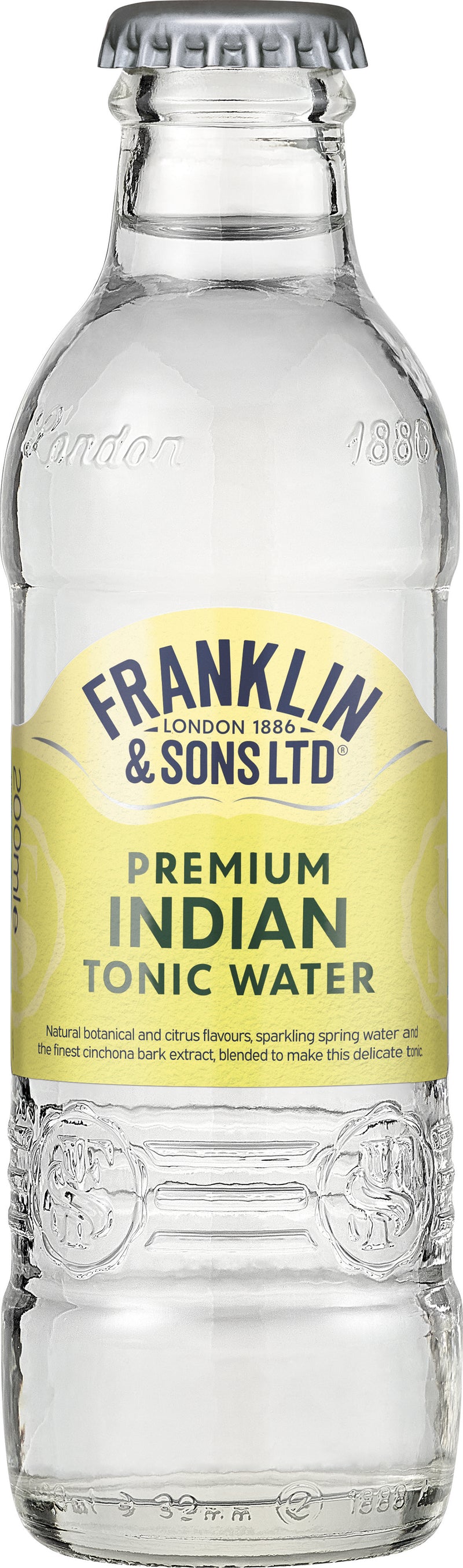 Franklin & Sons Natural Indian Tonic Water 4x200ml