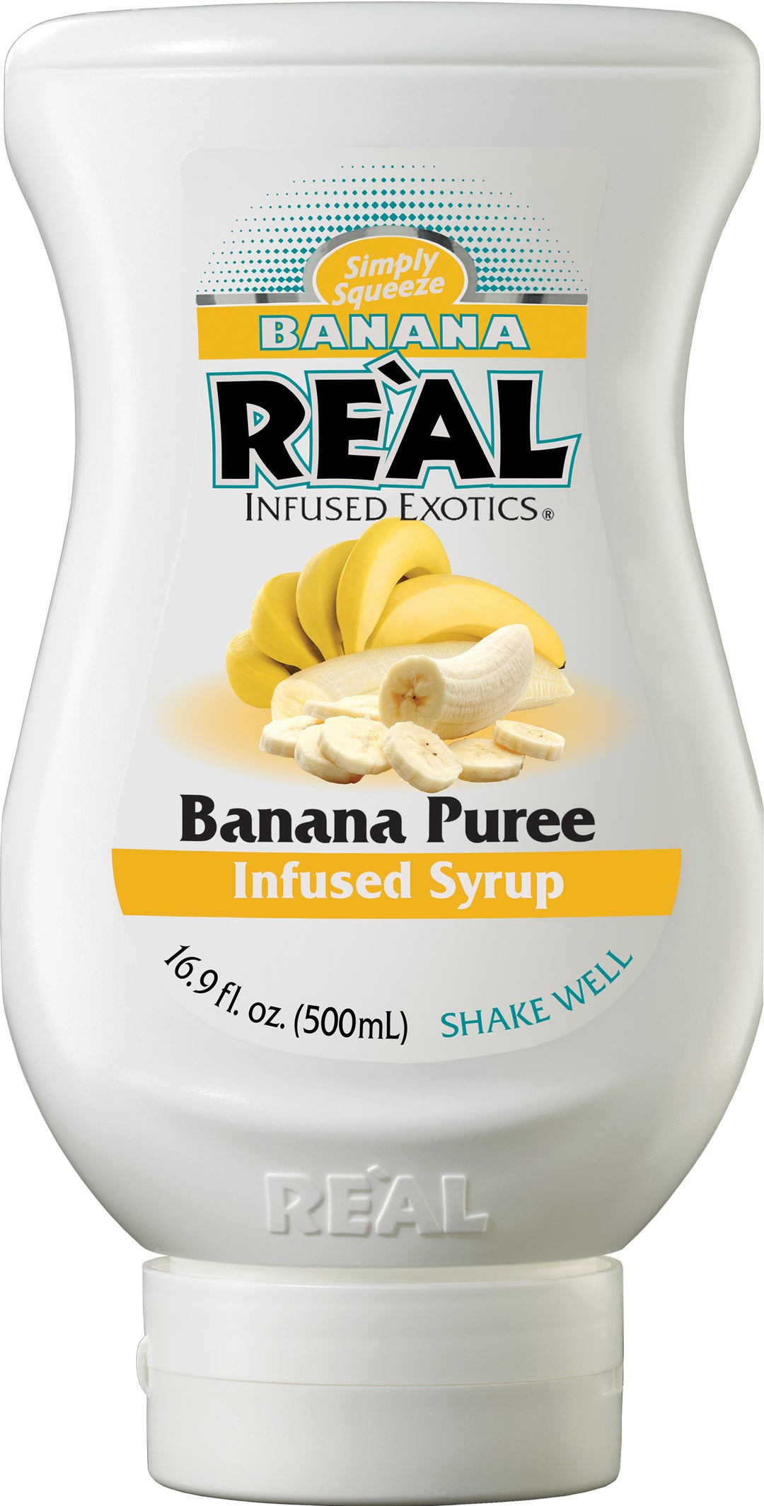 Re'al Banana Puree Infused Syrup 500ml