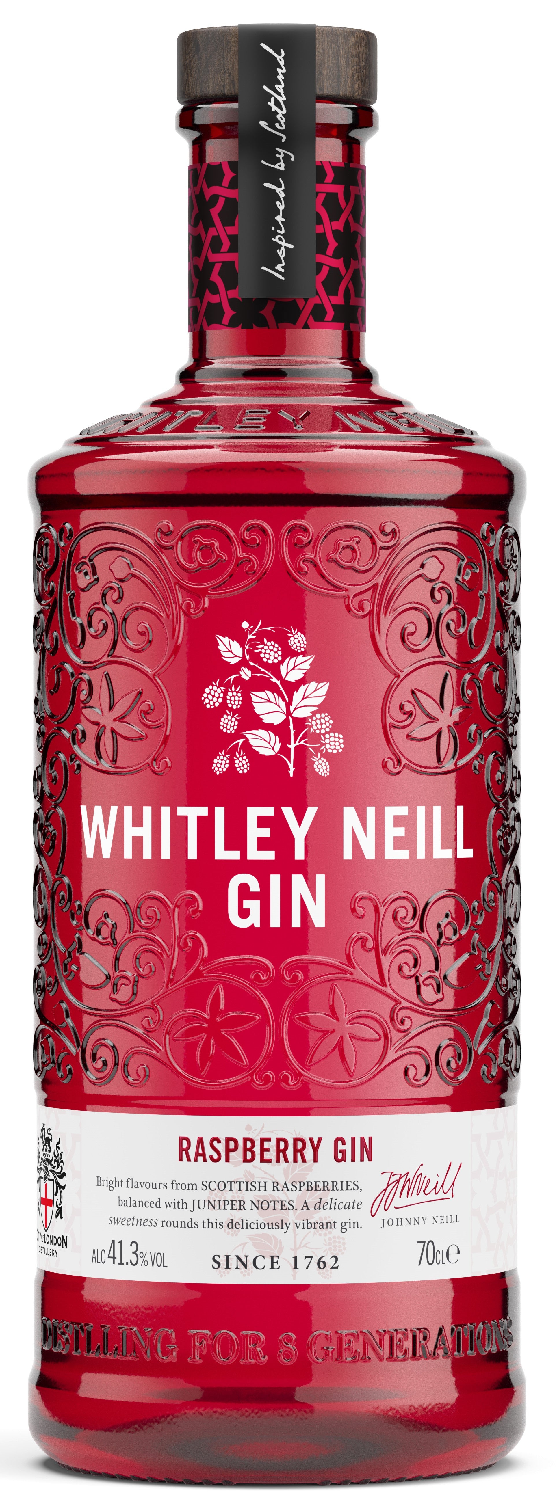 Whitley Neill Raspberry Gin 70cl – Distillers Direct